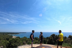 Pula-Vodnjan-Rovinj: E-Bike forteress tour with snorkeling