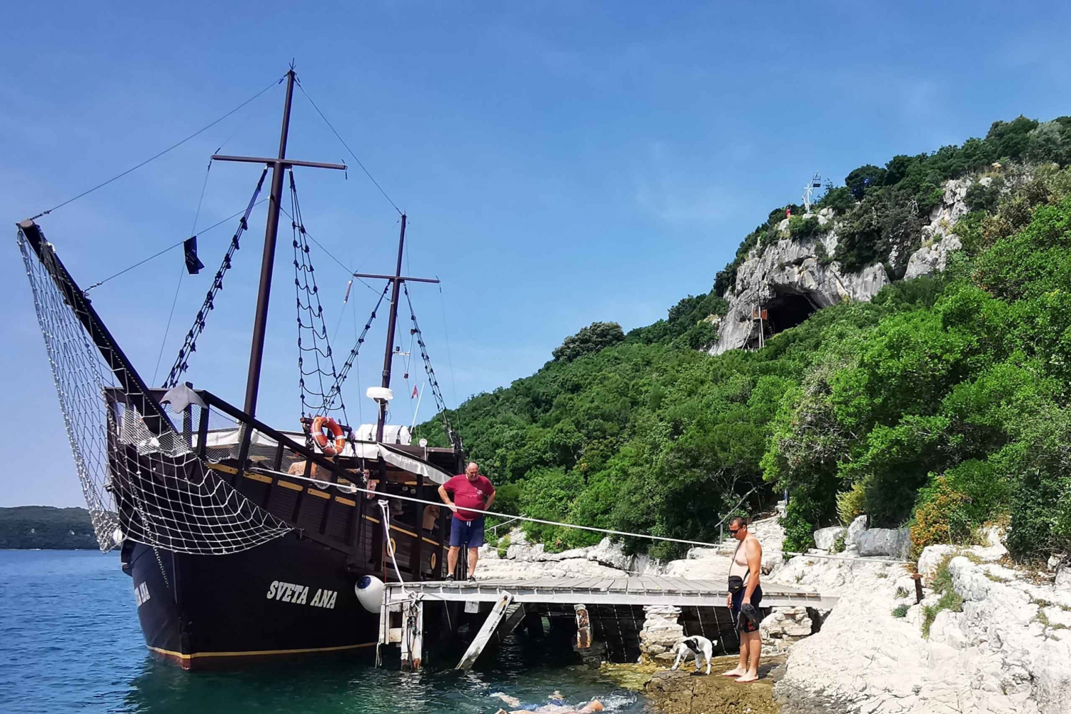 Vrsar: Lim Fjord Boat Tour with Swimming near Pirate's Cave
