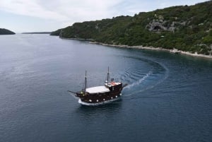 Vrsar: Lim Fjord Boat Tour med simning nära Pirate's Cave