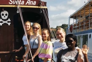 Vrsar: Bootstour durch den Limski-Kanal mit Schwimmen in der Nähe der Piratenhöhle