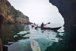 Water activity, kayak tours with a guide, cliff jumping