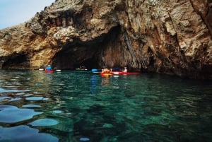 Water activity, kayak tours with a guide, cliff jumping