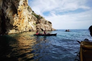 Water activity, kayak tours with a guide, cliff jumping