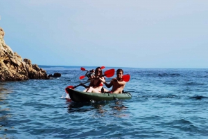 Water activity, kayak tours with a guide, cliff jumping
