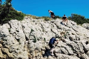 Water activity, kayak tours with a guide, cliff jumping