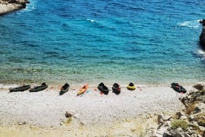 Water activity, kayak tours with a guide, cliff jumping