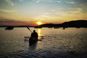 Water activity, kayak tours with a guide, cliff jumping