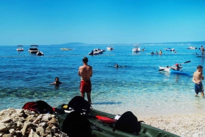 Water activity, kayak tours with a guide, cliff jumping