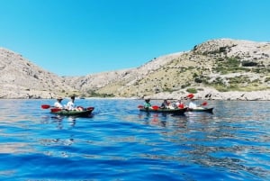 Water activity, kayak tours with a guide, cliff jumping