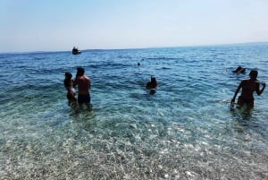 Water activity, kayak tours with a guide, cliff jumping