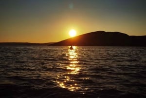 Water activity, kayak tours with a guide, cliff jumping