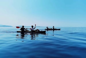 Water activity, kayak tours with a guide, cliff jumping