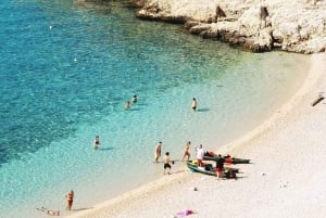 Water activity, kayak tours with a guide, cliff jumping