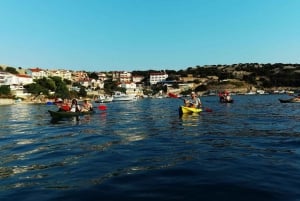 Water activity, kayak tours with a guide, cliff jumping