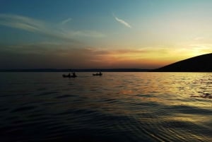 Water activity, kayak tours with a guide, cliff jumping