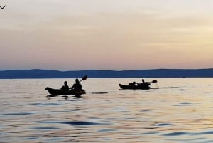 Water activity, kayak tours with a guide, cliff jumping