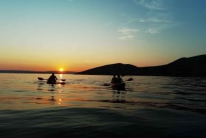Water activity, kayak tours with a guide, cliff jumping