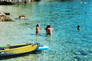 Water activity, kayak tours with a guide, cliff jumping