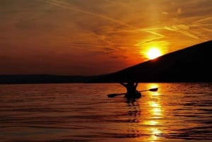 Water activity, kayak tours with a guide, cliff jumping