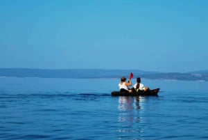 Water activity, kayak tours with a guide, cliff jumping