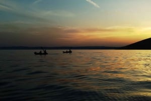 Water activity, kayak tours with a guide, cliff jumping