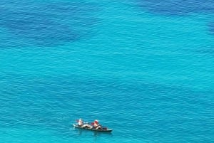 Water activity, kayak tours with a guide, cliff jumping