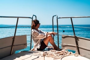 Les baies sauvages de l'île de Krk : Une excursion privée d'une demi-journée en bateau