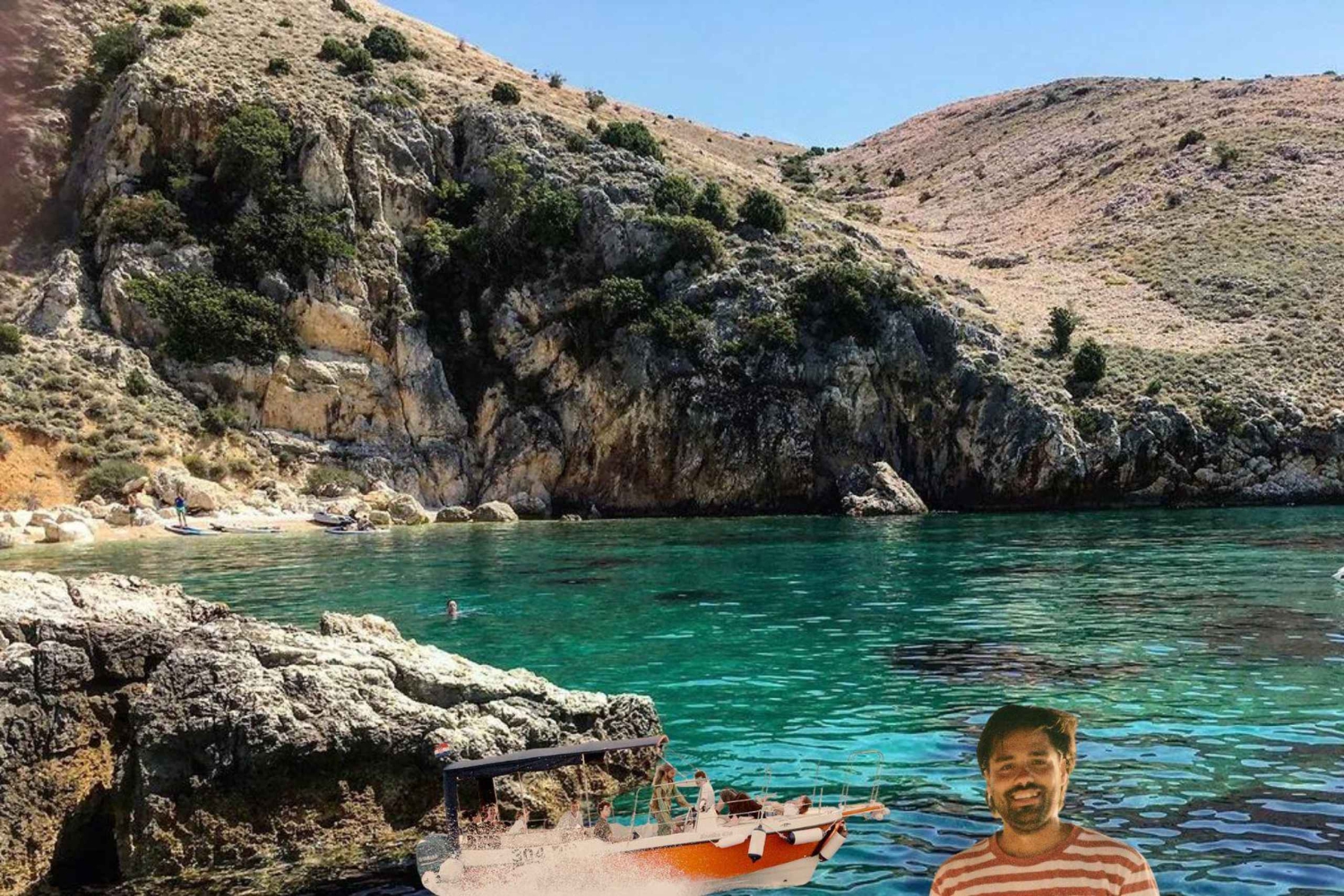 Vilda vikar på ön Krk: En delad halvdagsutflykt med båt