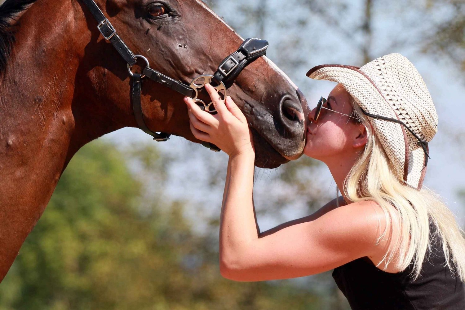 Wild Spring Ranch in der Nähe der Plitvicer Seen, Kroatien, Reiten