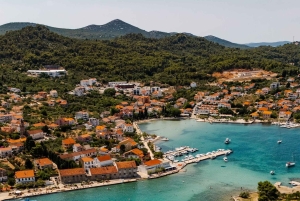 Zara: tour in motoscafo di 3 isole e nuotata nella baia blu con bevande