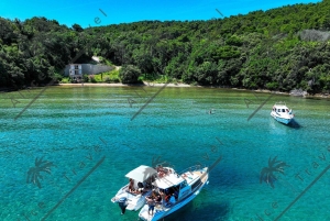 Zadar: tour en lancha motora por 3 islas con vino y snorkel