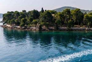 ザダル：3島スピードボートツアー＆ブルーベイで水泳（ドリンク付き）