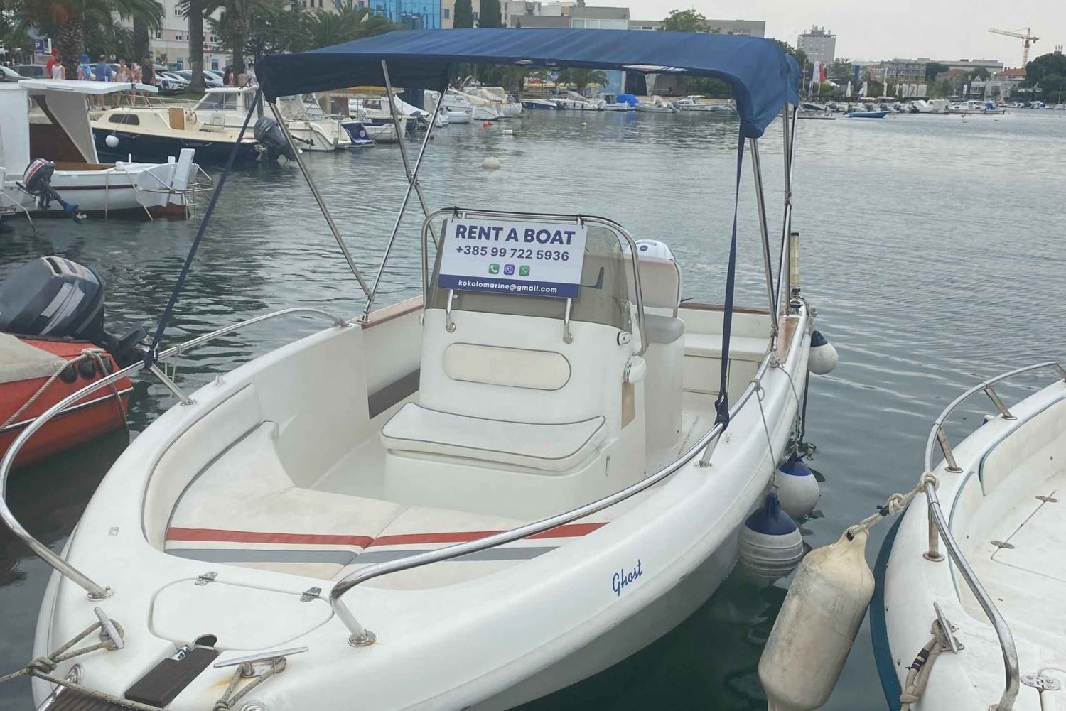 Zadar: Alquiler de barcos con patrón opcional