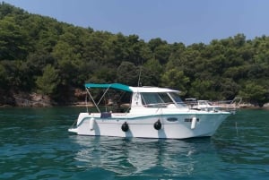Zadar: Passeio de barco com equipamento de mergulho e bebidas