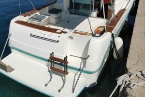 Zadar: Passeio de barco com equipamento de mergulho e bebidas