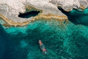 Zadar: Dugi Otok, Parque Kornati, passeio de lancha na praia de Sakarun