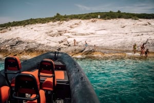 Zara: Dugi Otok, Kornati Park, giro in motoscafo sulla spiaggia di Sakarun