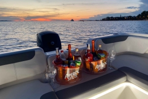 Zadar: crucero en bote al atardecer, cena en una isla y chapuzón