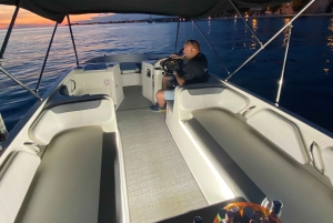 Zadar: crucero en bote al atardecer, cena en una isla y chapuzón