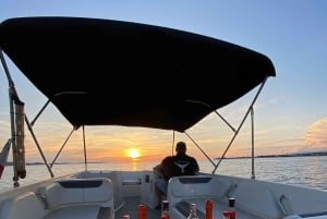 Zadar: crucero en bote al atardecer, cena en una isla y chapuzón