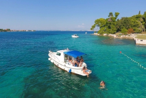 Zadar: Half-Day boat tour with snorkeling gear and drinks