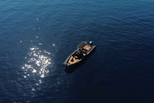 Zadar: excursão de meio dia de lancha com mergulho e bebidas