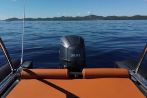 Zadar: excursão de meio dia de lancha com mergulho e bebidas