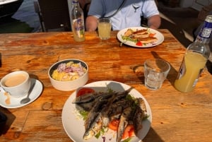 Zadar: excursão de meio dia de lancha com mergulho e bebidas