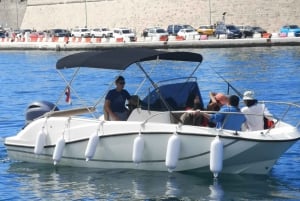 Zadar: Hop On Hop Off Speedboat Tour 3 Paradas y Bebidas