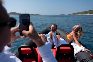 Zadar: Island Luxury Speedboat Tour with Snorkeling