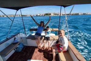 Zadar: 3 øyhopping båttur med aperitiff og godteri