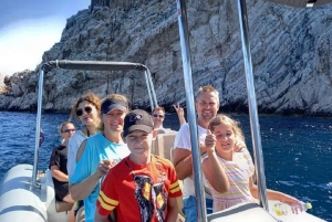 Zadar: RIB-bådtur til skjulte bugter med snorkling og drikkevarer