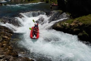 Zadar: Safari guiado en kayak por el río Zrmanja y cascadas