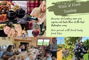 Zadar, Szybenik: degustacja oliwy z oliwek, wina i potraw, wycieczka samochodem